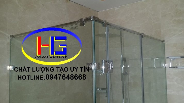 cấu tạo vách tắm kính vuông